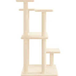 MAISON EXCLUSIVE - Arbres à chat avec plates-formes crème 98,5 cm