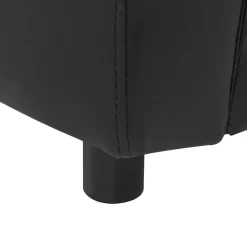 MAISON EXCLUSIVE - Canapé pour chien noir 67x41x39 cm similicuir