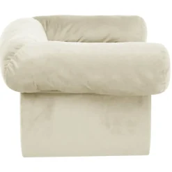 MAISON EXCLUSIVE - Canapé pour chien avec tiroir crème 75x50x38 cm peluche