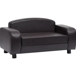 MAISON EXCLUSIVE - Canapé pour chien marron 80x50x40 cm similicuir