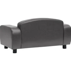 MAISON EXCLUSIVE - Canapé pour chien gris 80x50x40 cm similicuir