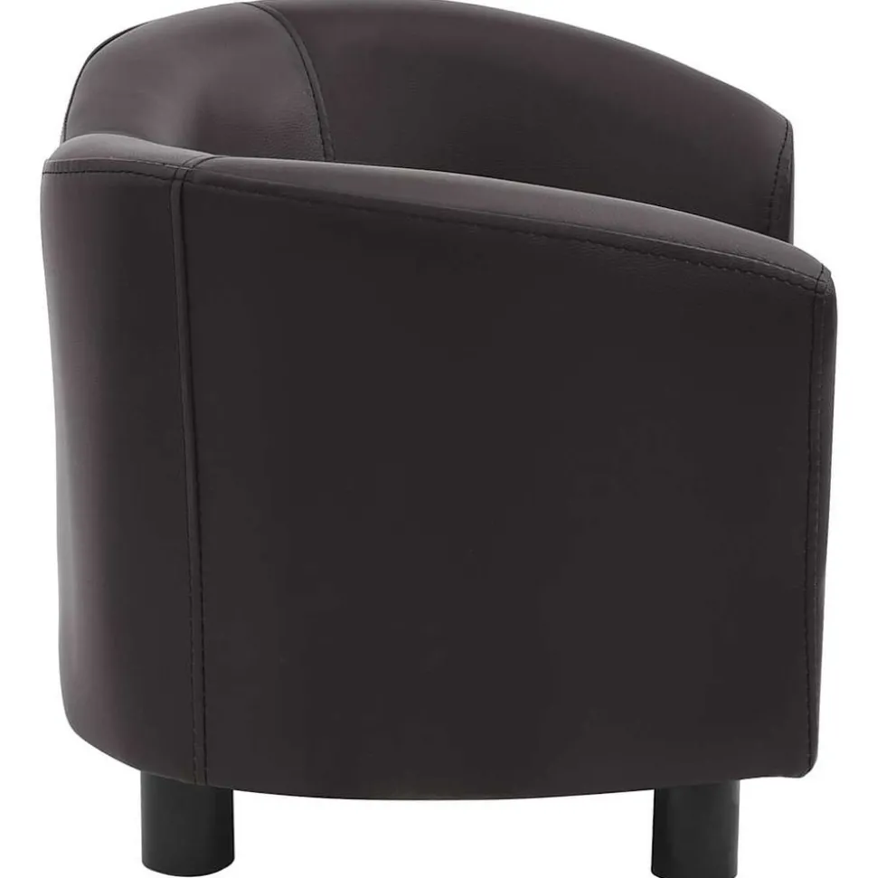 MAISON EXCLUSIVE - Canapé pour chien marron 67x41x39 cm similicuir