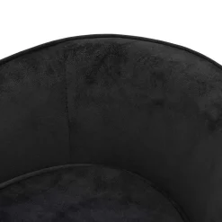 MAISON EXCLUSIVE - Canapé pour chien noir 69x49x40 cm peluche