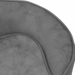 MAISON EXCLUSIVE - Canapé pour chien gris 67x47x36 cm peluche