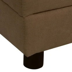 MAISON EXCLUSIVE - Canapé pour chien avec oreiller marron 83x44x44 cm peluche