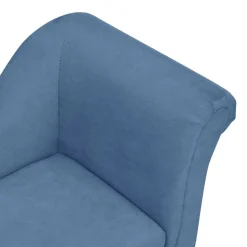 MAISON EXCLUSIVE - Canapé pour chien avec oreiller bleu 83x44x44 cm peluche