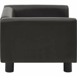 MAISON EXCLUSIVE - Canapé pour chien marron 60x43x30 cm peluche et similicuir