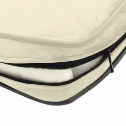 MAISON EXCLUSIVE - Canapé pour chien crème 72x45x30 cm peluche