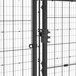 MAISON EXCLUSIVE - Chenil d'extérieur pour chiens acier 26,62 m²