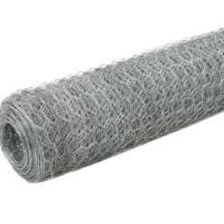 MAISON EXCLUSIVE - Grillage pour volière acier galvanisé 25x1,5 m argenté