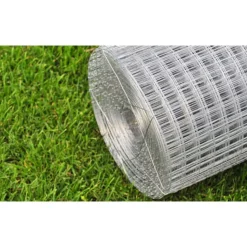 MAISON EXCLUSIVE - Grillage pour volière acier galvanisé 25x1 m argenté