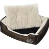 MAISON EXCLUSIVE - Lit chaud pour chiens avec coussin rembourrée l