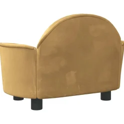 MAISON EXCLUSIVE - Lit pour chien marron 66x40x45 cm velours