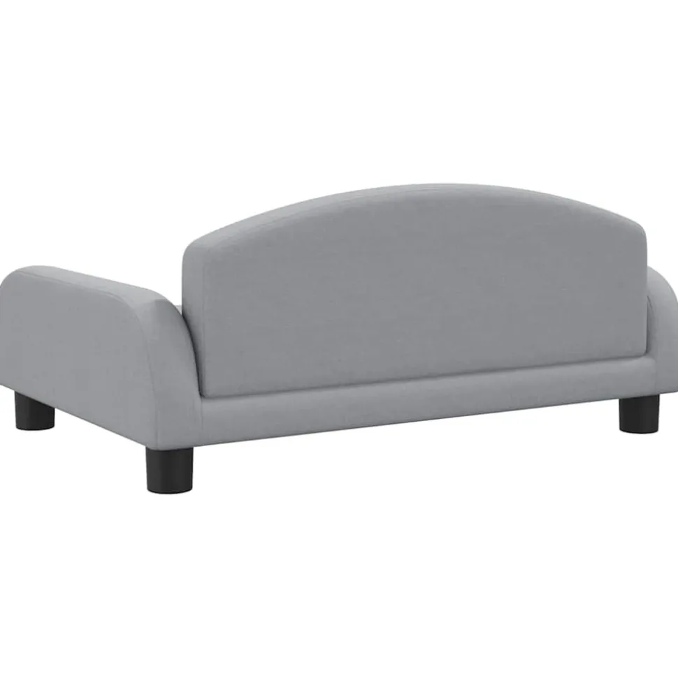 MAISON EXCLUSIVE - Lit pour chien gris clair 70x45x30 cm tissu