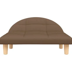 MAISON EXCLUSIVE - Lit pour chien marron 70x52x30 cm tissu