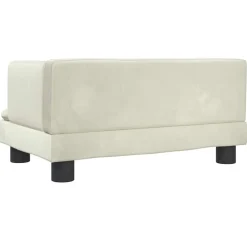 MAISON EXCLUSIVE - Lit pour chien crème 60x40x30 cm velours