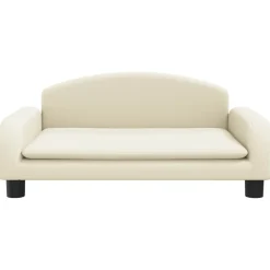 MAISON EXCLUSIVE - Lit pour chien crème 70x45x30 cm similicuir