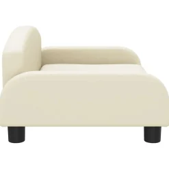 MAISON EXCLUSIVE - Lit pour chien crème 70x45x30 cm similicuir