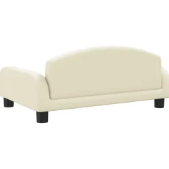 MAISON EXCLUSIVE - Lit pour chien crème 70x45x30 cm similicuir