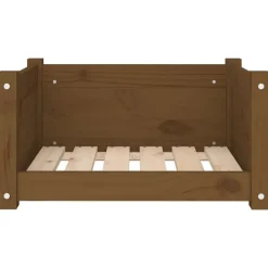 MAISON EXCLUSIVE - Lit pour chien marron miel 55,5x45,5x28 cm bois massif de pin