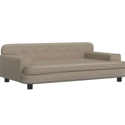 MAISON EXCLUSIVE - Lit pour chien cappuccino 90x53x30 cm similicuir