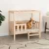 MAISON EXCLUSIVE - Lit pour chien 95,5x73,5x90 cm bois de pin solide