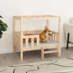 MAISON EXCLUSIVE - Lit pour chien 95,5x73,5x90 cm bois de pin solide