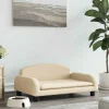 MAISON EXCLUSIVE - Lit pour chien crème 70x45x30 cm tissu