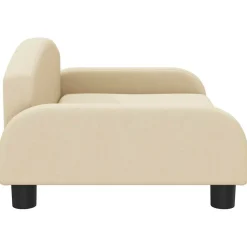 MAISON EXCLUSIVE - Lit pour chien crème 70x45x30 cm tissu