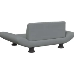 MAISON EXCLUSIVE - Lit pour chien gris clair 70x45x28 cm tissu