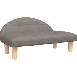 MAISON EXCLUSIVE - Lit pour chien taupe 70x52x30 cm tissu