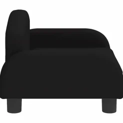 MAISON EXCLUSIVE - Lit pour chien noir 50x40x30 cm tissu