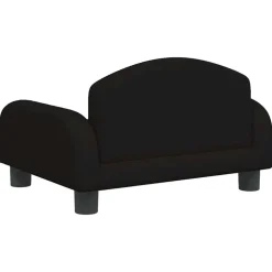 MAISON EXCLUSIVE - Lit pour chien noir 50x40x30 cm tissu