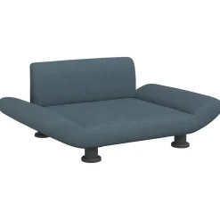 MAISON EXCLUSIVE - Lit pour chien gris foncé 70x45x28 cm tissu