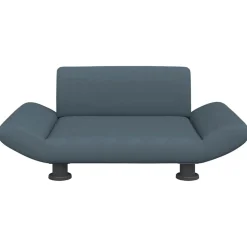 MAISON EXCLUSIVE - Lit pour chien gris foncé 70x45x28 cm tissu