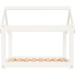 MAISON EXCLUSIVE - Lit pour chien blanc 81x60x70 cm bois de pin solide