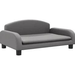 MAISON EXCLUSIVE - Lit pour chien gris 70x45x30 cm similicuir