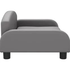 MAISON EXCLUSIVE - Lit pour chien gris 70x45x30 cm similicuir