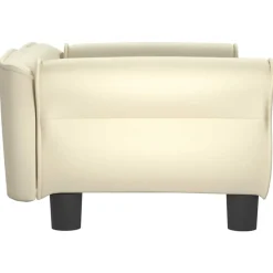 MAISON EXCLUSIVE - Lit pour chien crème 70x45x30 cm similicuir