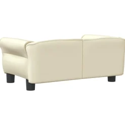 MAISON EXCLUSIVE - Lit pour chien crème 70x45x30 cm similicuir