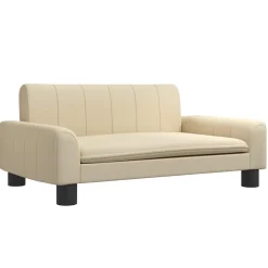 MAISON EXCLUSIVE - Lit pour chien crème 70x45x30 cm tissu