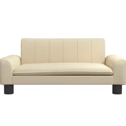 MAISON EXCLUSIVE - Lit pour chien crème 70x45x30 cm tissu