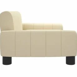 MAISON EXCLUSIVE - Lit pour chien crème 70x45x30 cm tissu