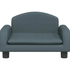 MAISON EXCLUSIVE - Lit pour chien gris foncé 50x40x30 cm tissu