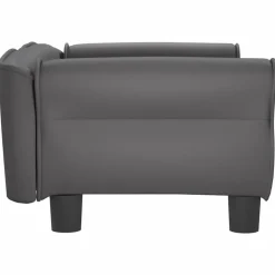 MAISON EXCLUSIVE - Lit pour chien gris 70x45x30 cm similicuir