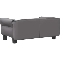 MAISON EXCLUSIVE - Lit pour chien gris 70x45x30 cm similicuir