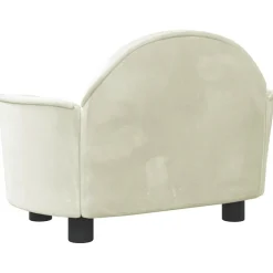 MAISON EXCLUSIVE - Lit pour chien crème 66x40x45 cm velours