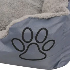 MAISON EXCLUSIVE - Lit pour chiens avec coussin rembourré taille l gris