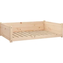 MAISON EXCLUSIVE - Lit pour chien 105,5x75,5x28 cm bois de pin solide
