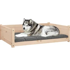 MAISON EXCLUSIVE - Lit pour chien 105,5x75,5x28 cm bois de pin solide